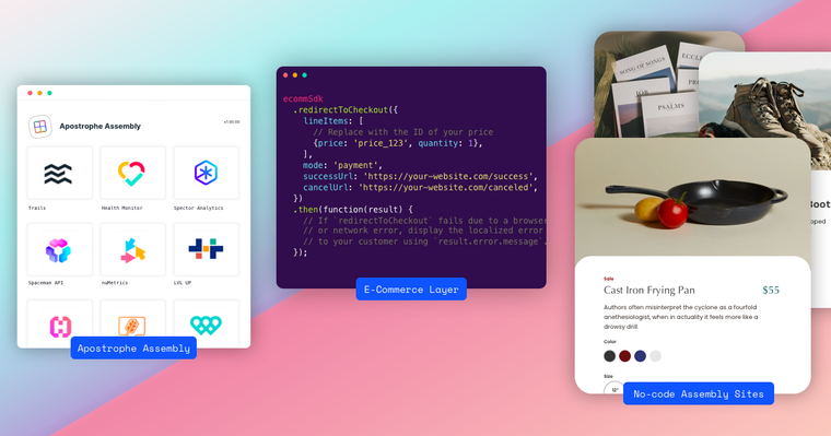 multisite ecommerce illustration