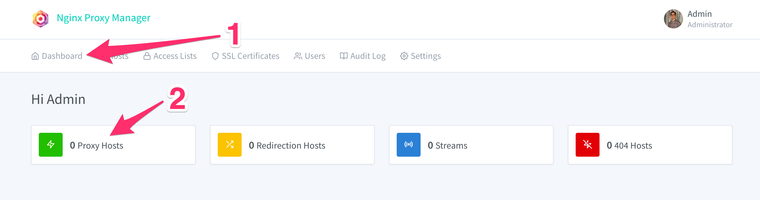 nginx proxy manager