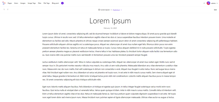 blog post layout edit