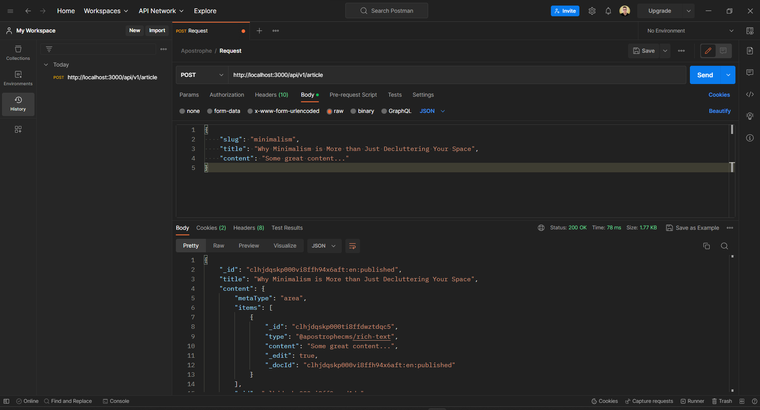 insert new headless cms