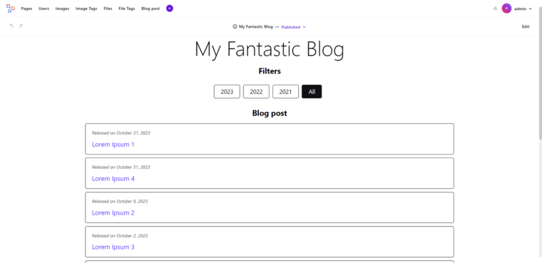 htmx blog example