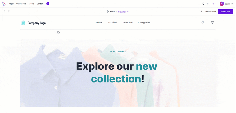 Showing how to localize and translate CMS content to French